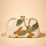 Bolsa/ Clutch Bordada Tropical