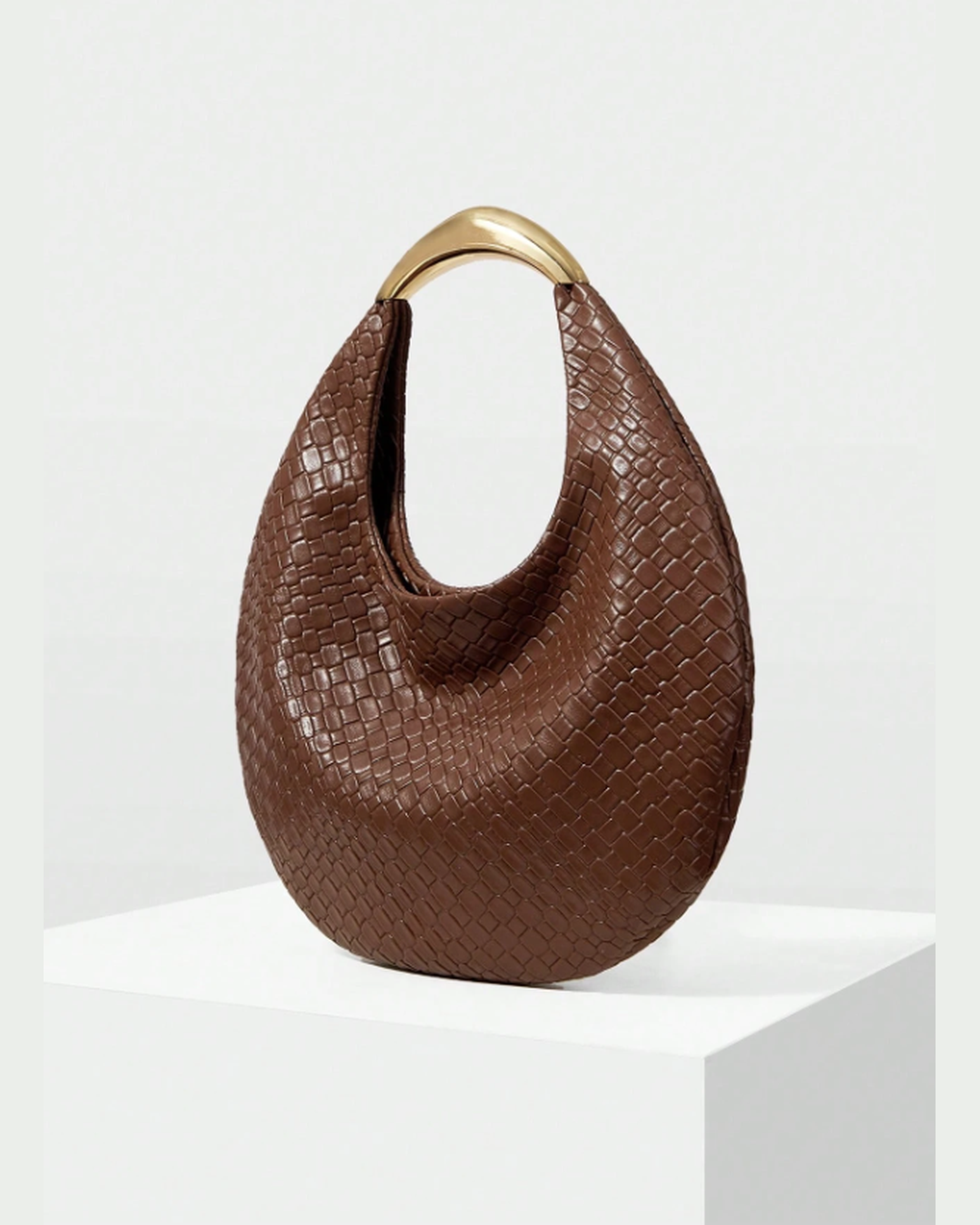 Bolsa Hobo Croco Chocolate