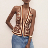 Blusa Frente Única Estampada