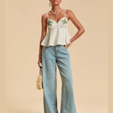 Blusa Peplum Coqueiros