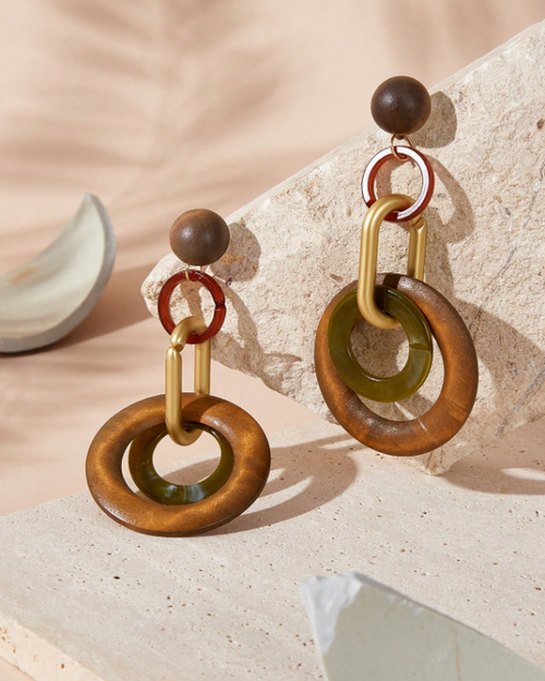 Brincos Argola Orgânica