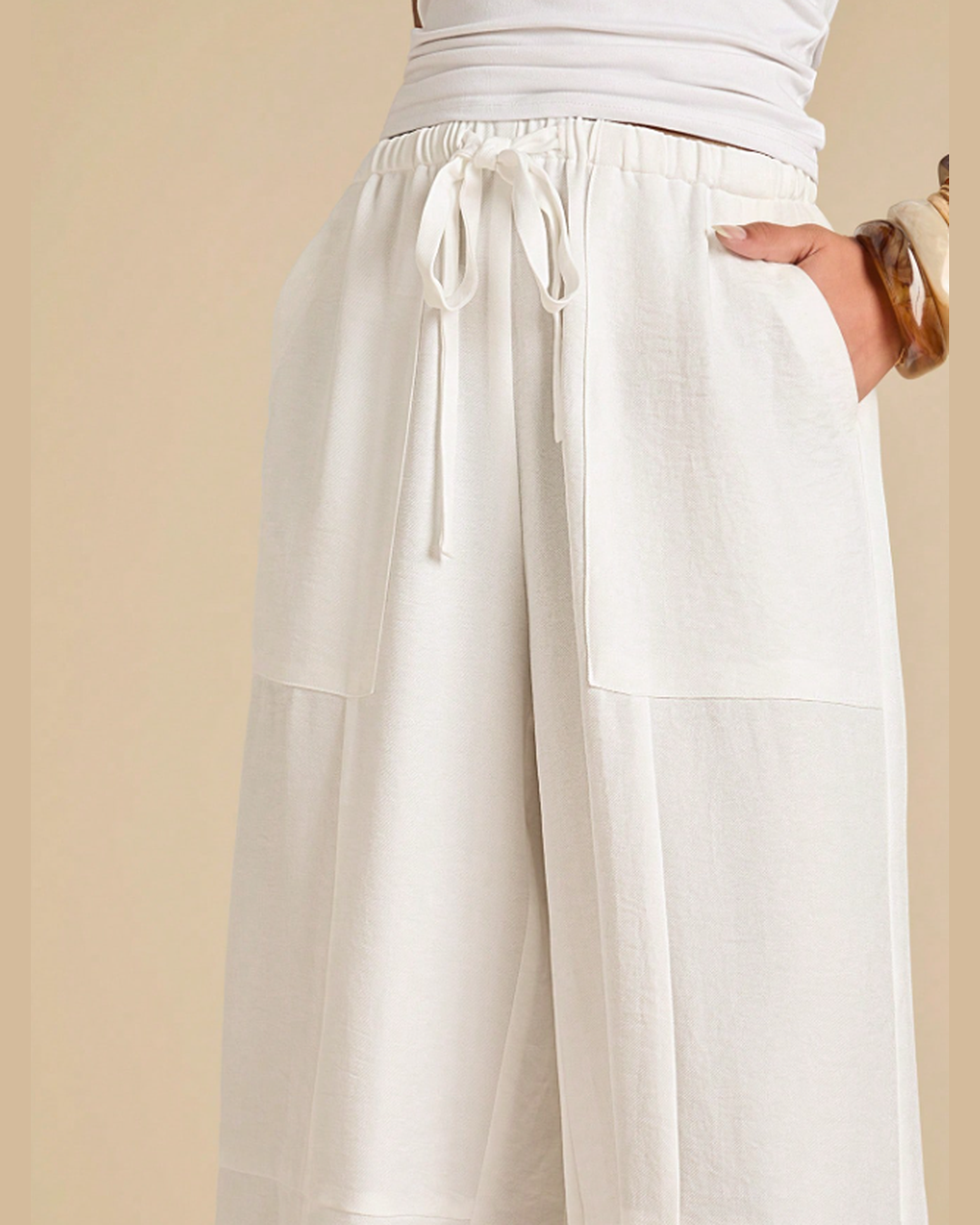 Calça Pantalona Off-White