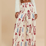 Calça Pantalona Peixes