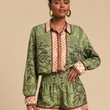 Conjunto Camisa + Short Botânico