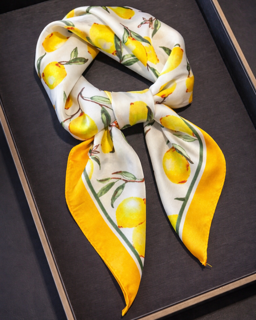 Lenço Estampado Limões