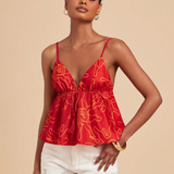 Blusa Alças finas - Estampa Solar