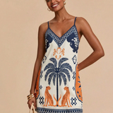 Vestido Curto Estampado